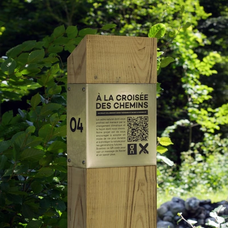 Borne à la croisée des chemins