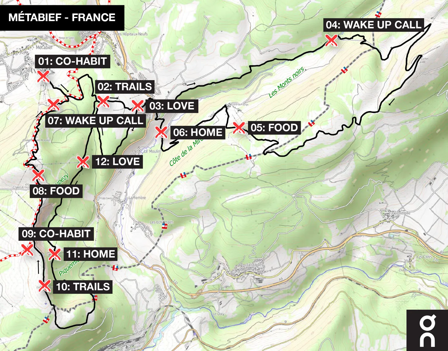 Carte à la croisée des chemins