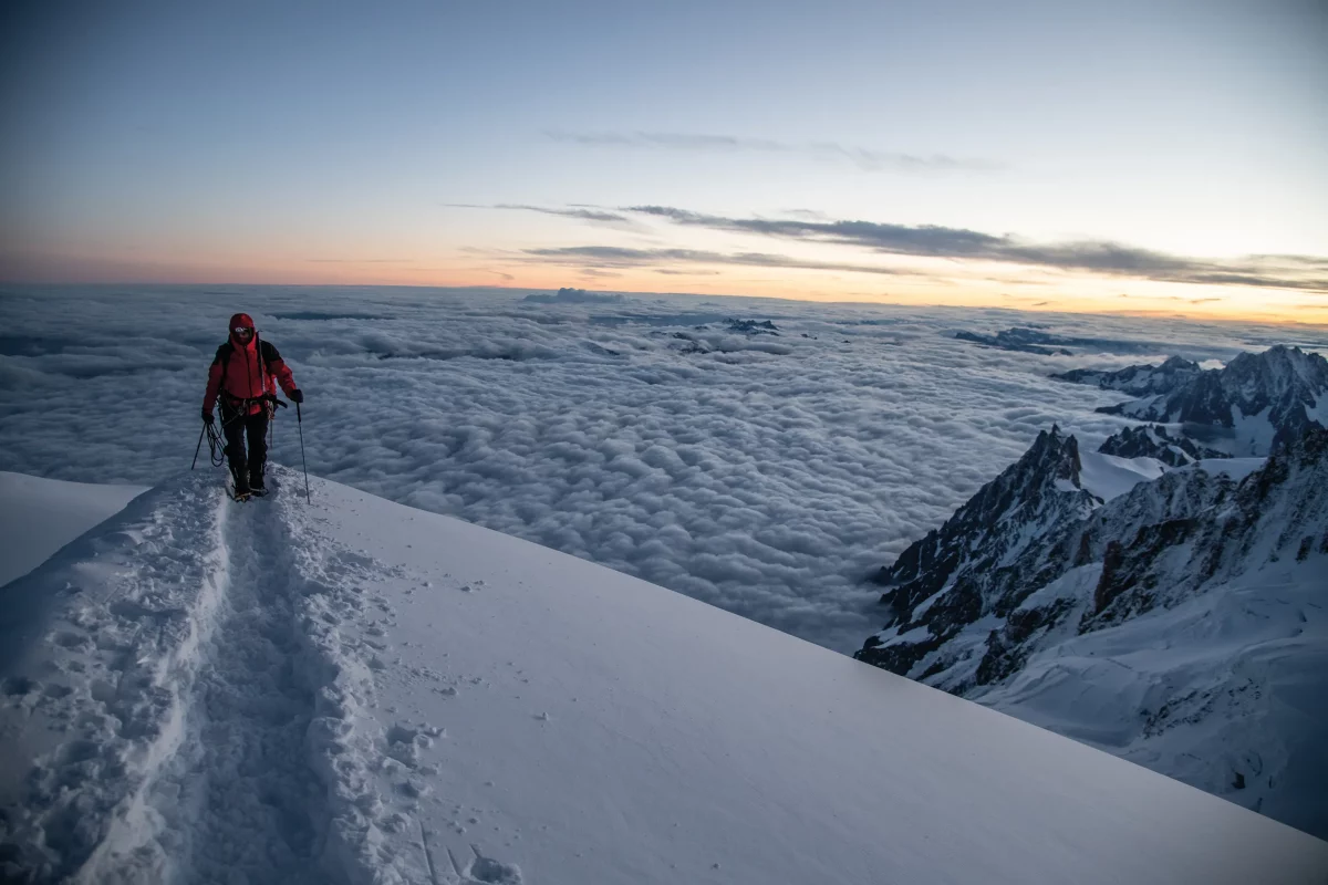 Alpinistes Mont-Blanc