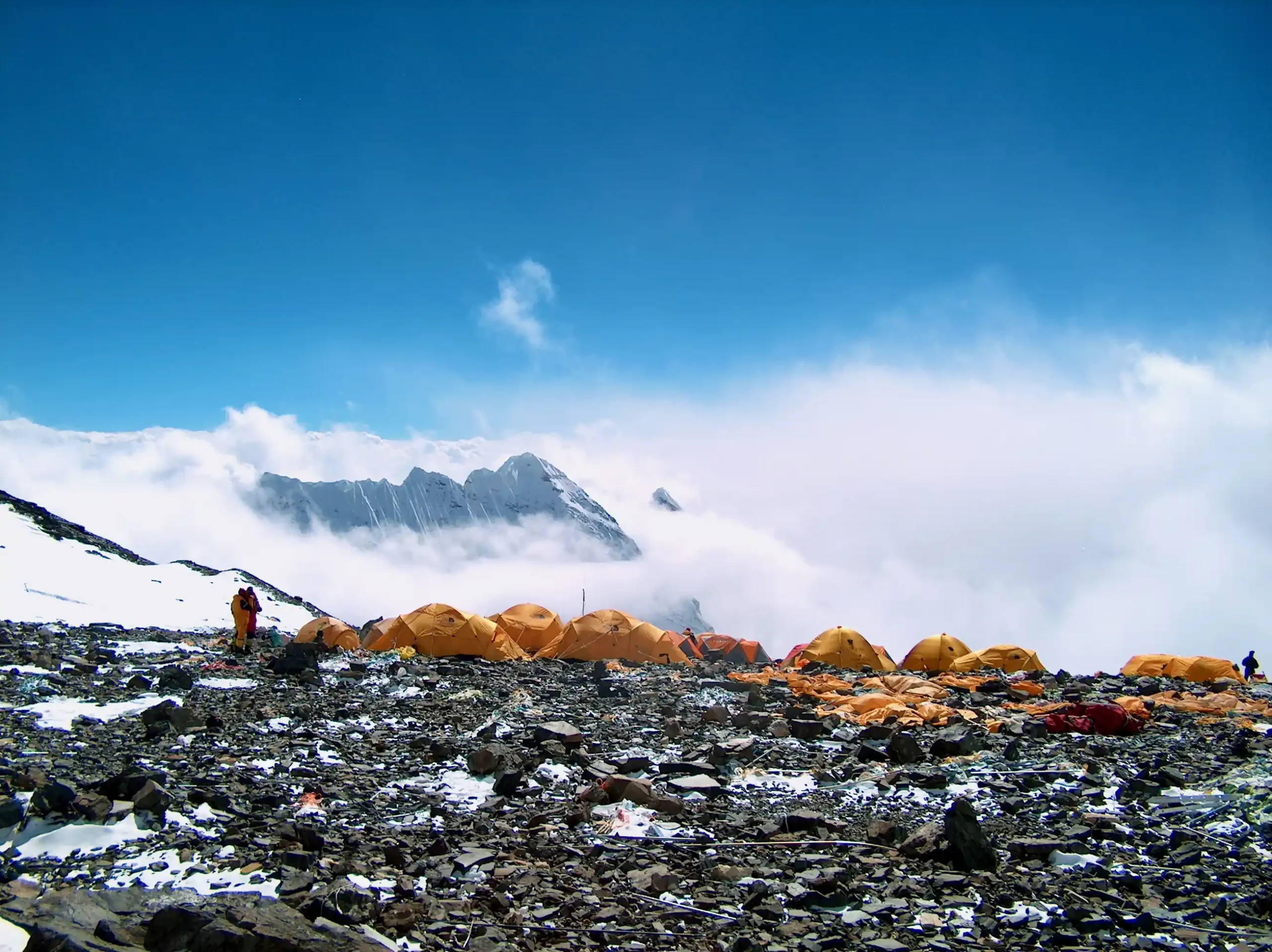 Camp col nord Everest