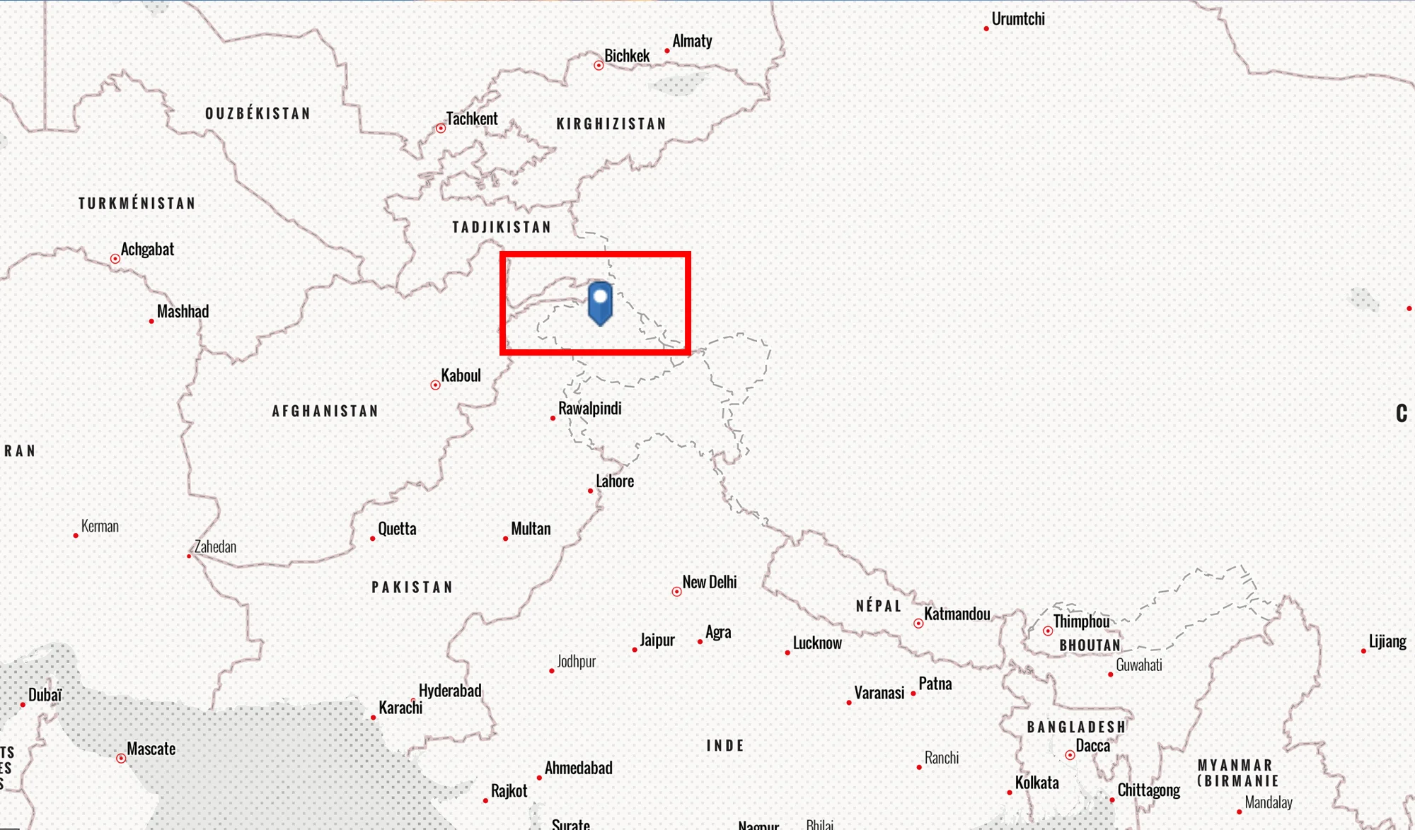 CarteRakaposhi, Pakistan