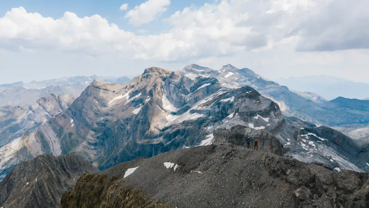 Paysage sommet des Pyrénées