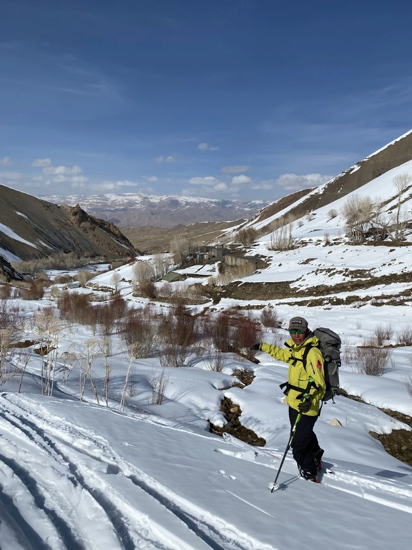 Skieurs afghans