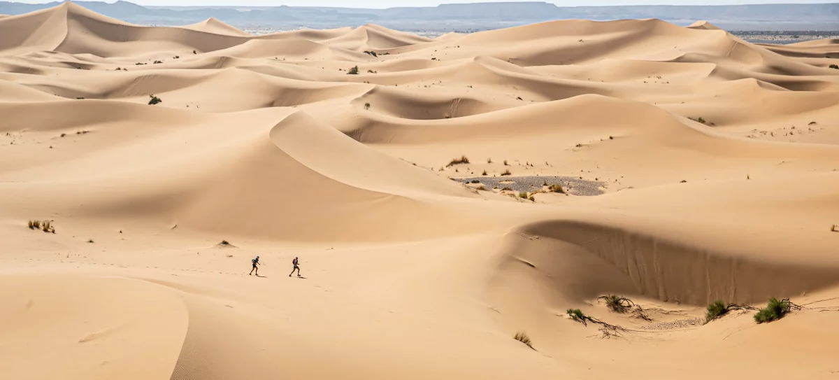 Marathon des Sables Mathieu Blanchard désert dunes Koh-Lanta