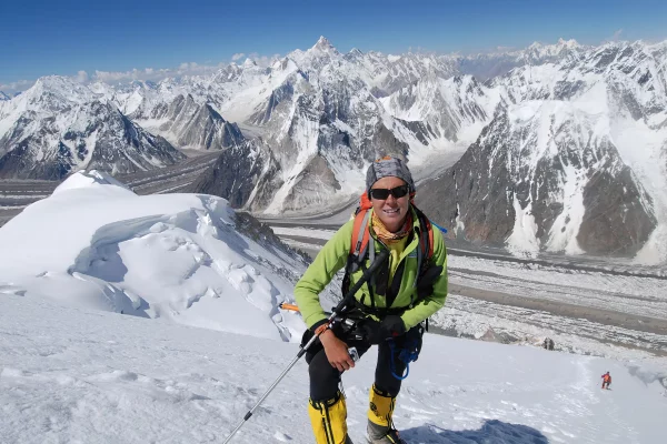 Edurne Pasaban au Broad Peak