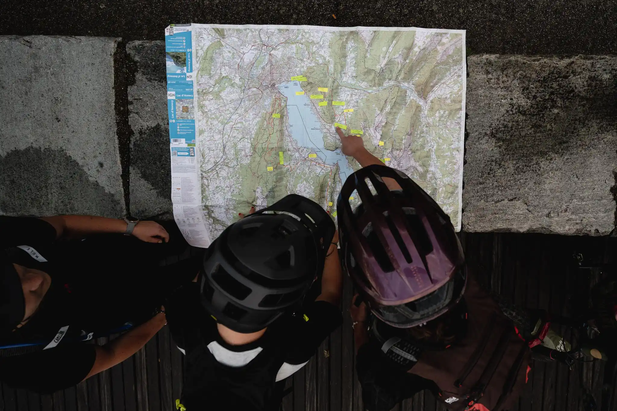 Aventure à vélo High perimeter carte du parcours