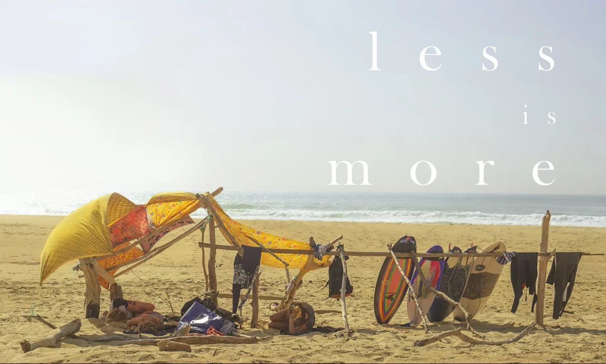 Less is more, film surf famille