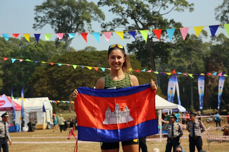 Sophie Phai victorieuse au trail d'Ankhor