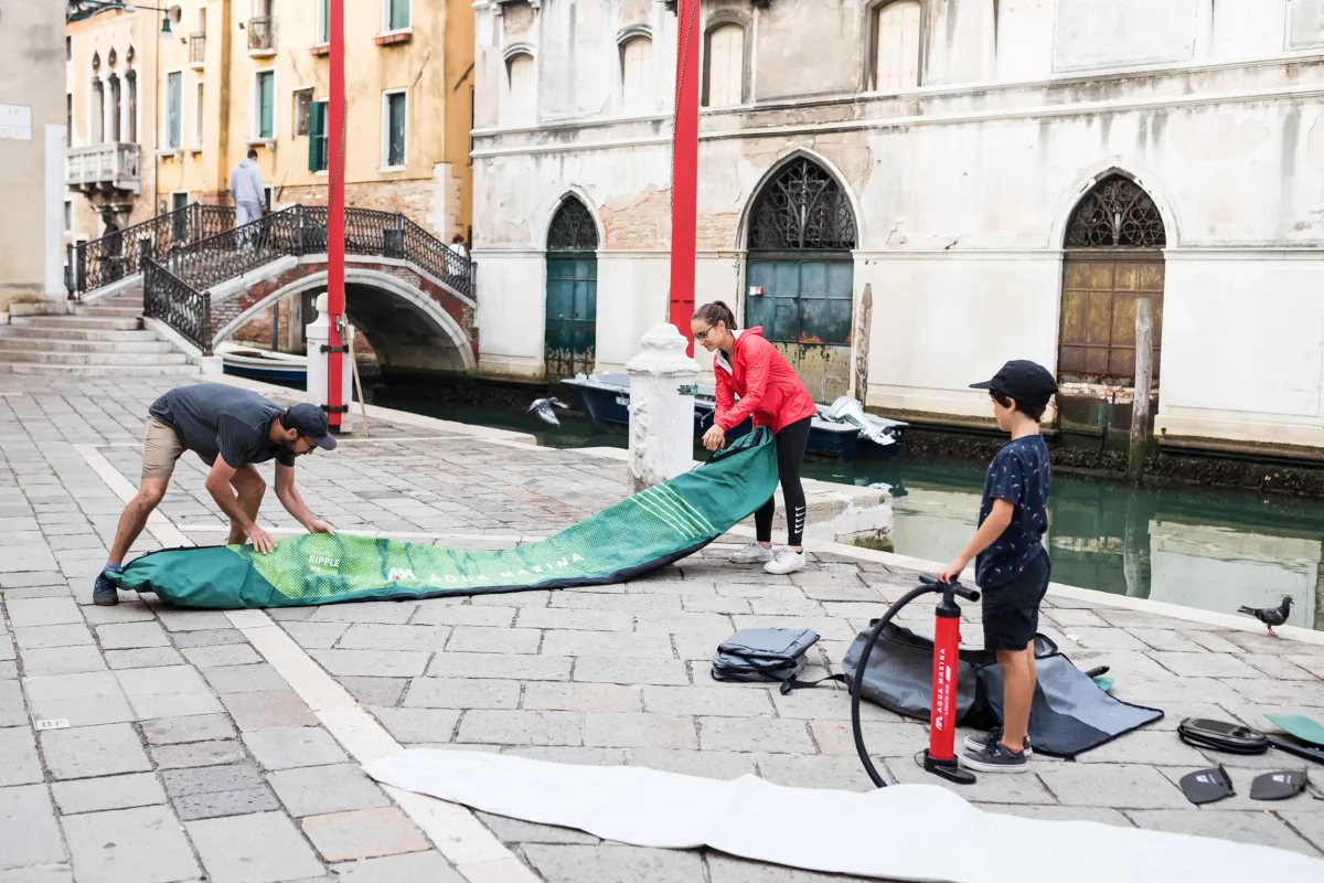 Kayak à Venise