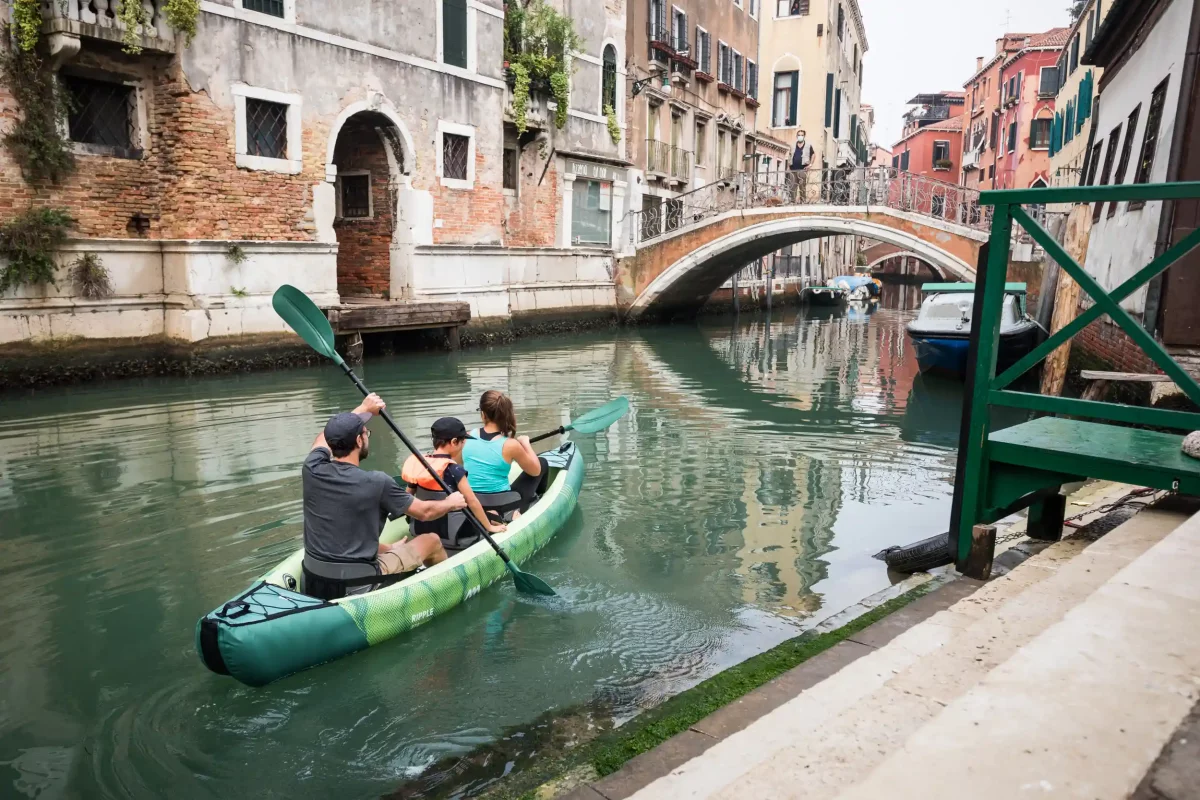 Kayak à Venise