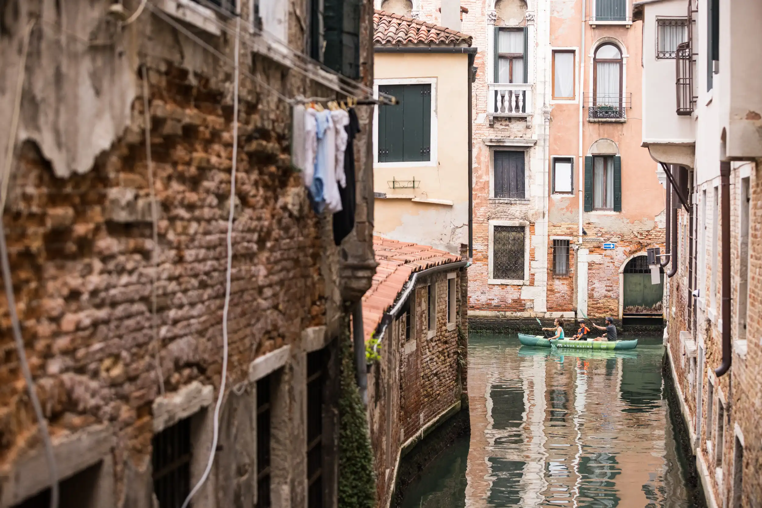 Kayak à Venise