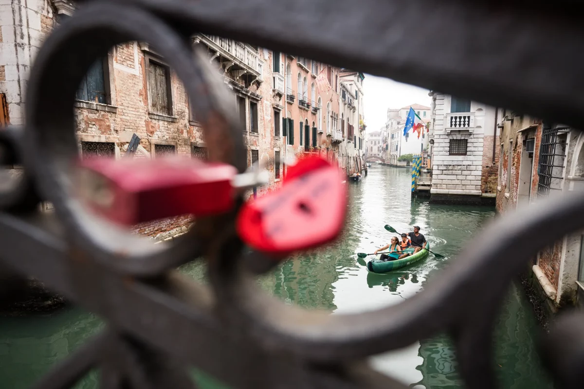 Kayak à Venise