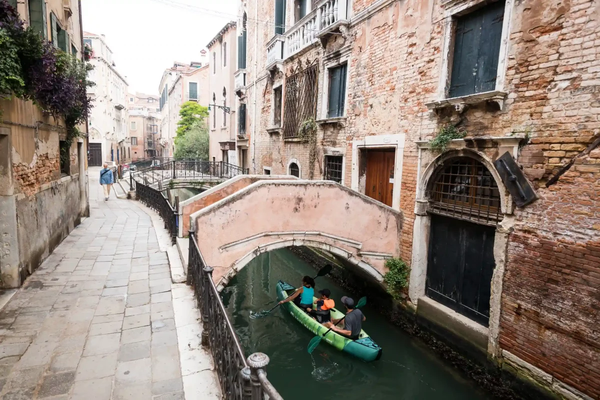 Kayak à Venise