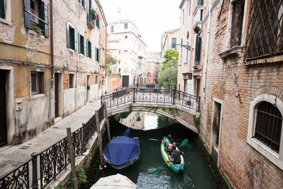 Kayak à Venise