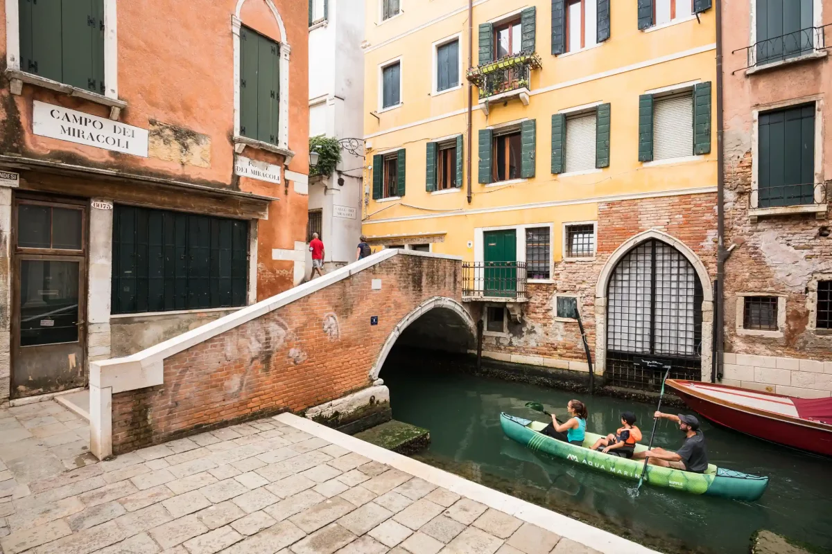 Kayak à Venise