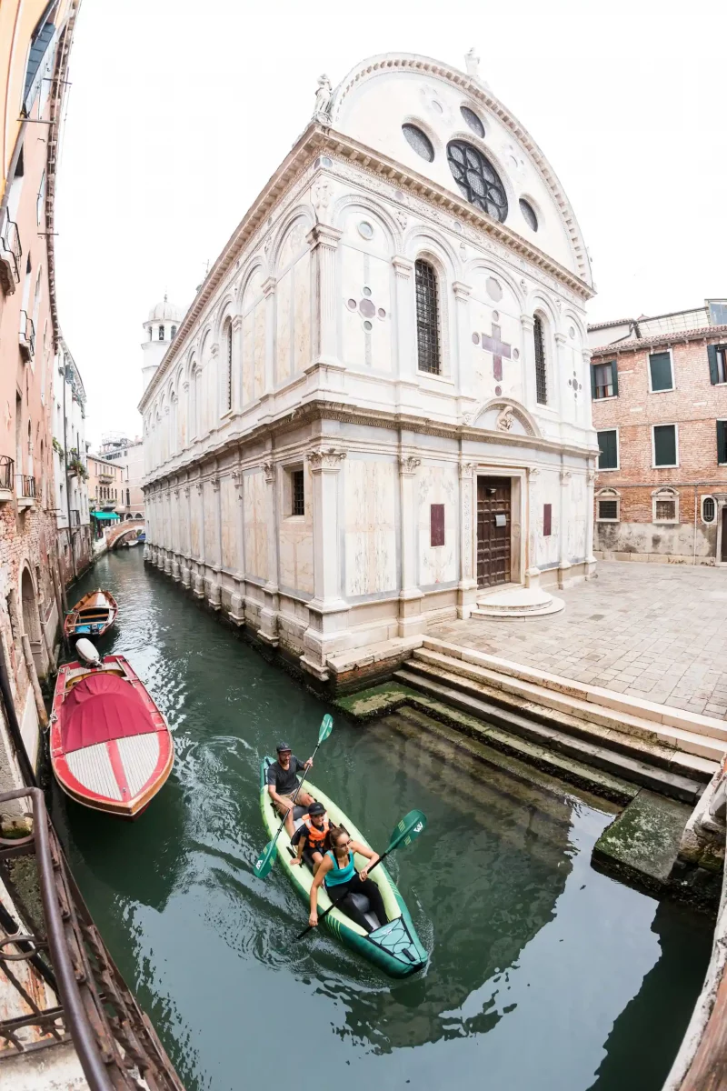 Kayak à Venise