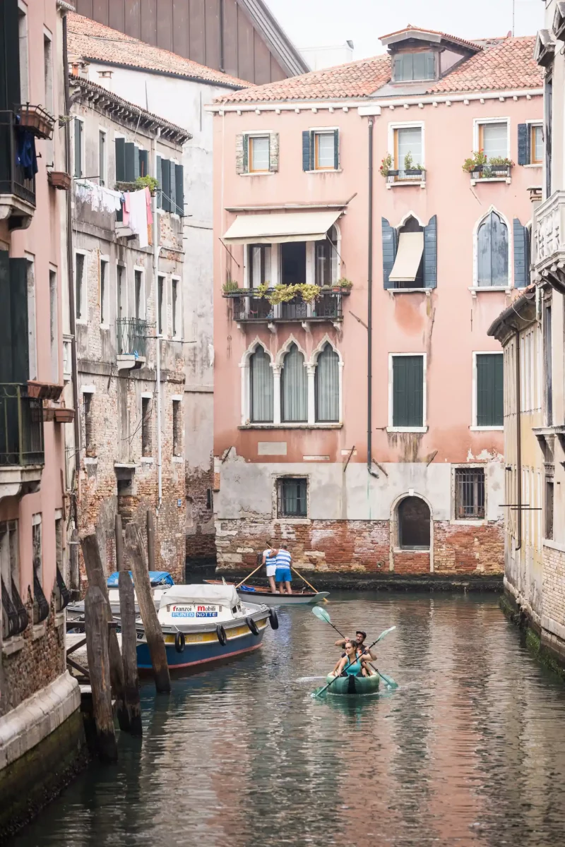 Kayak à Venise