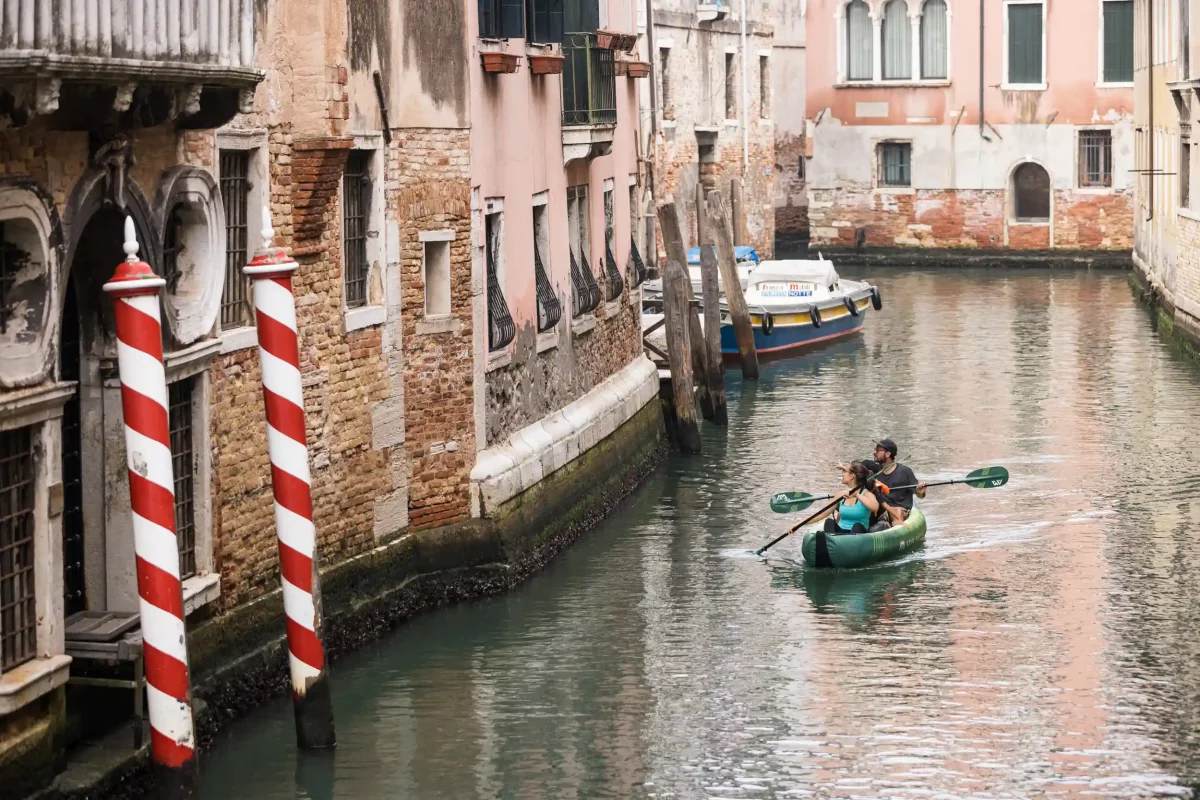 Kayak à Venise