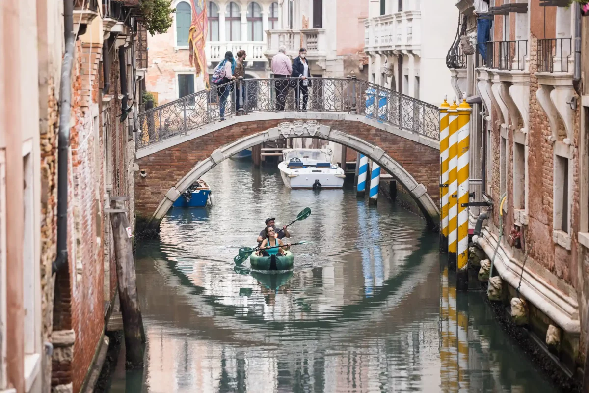 Kayak à Venise