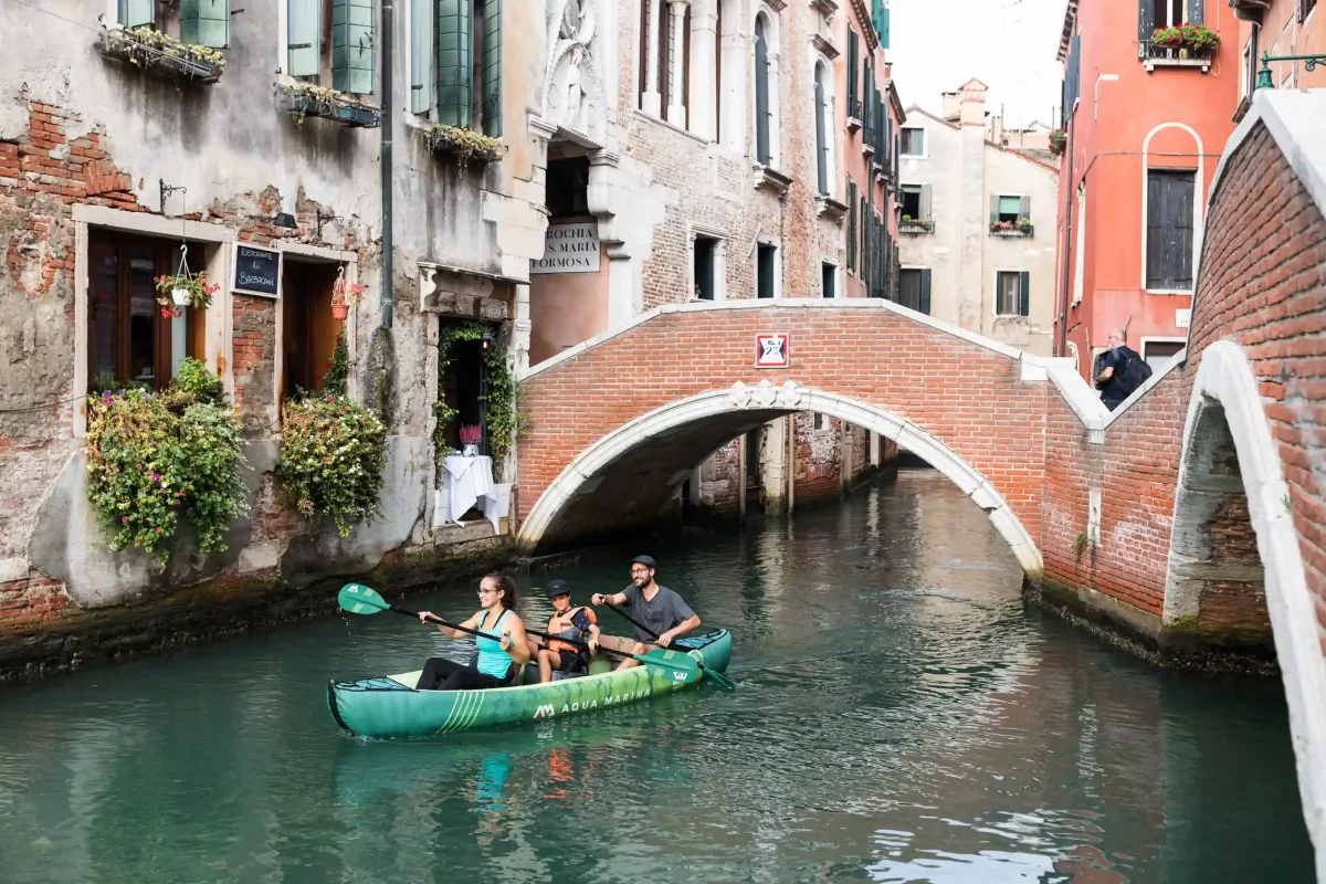 Kayak à Venise