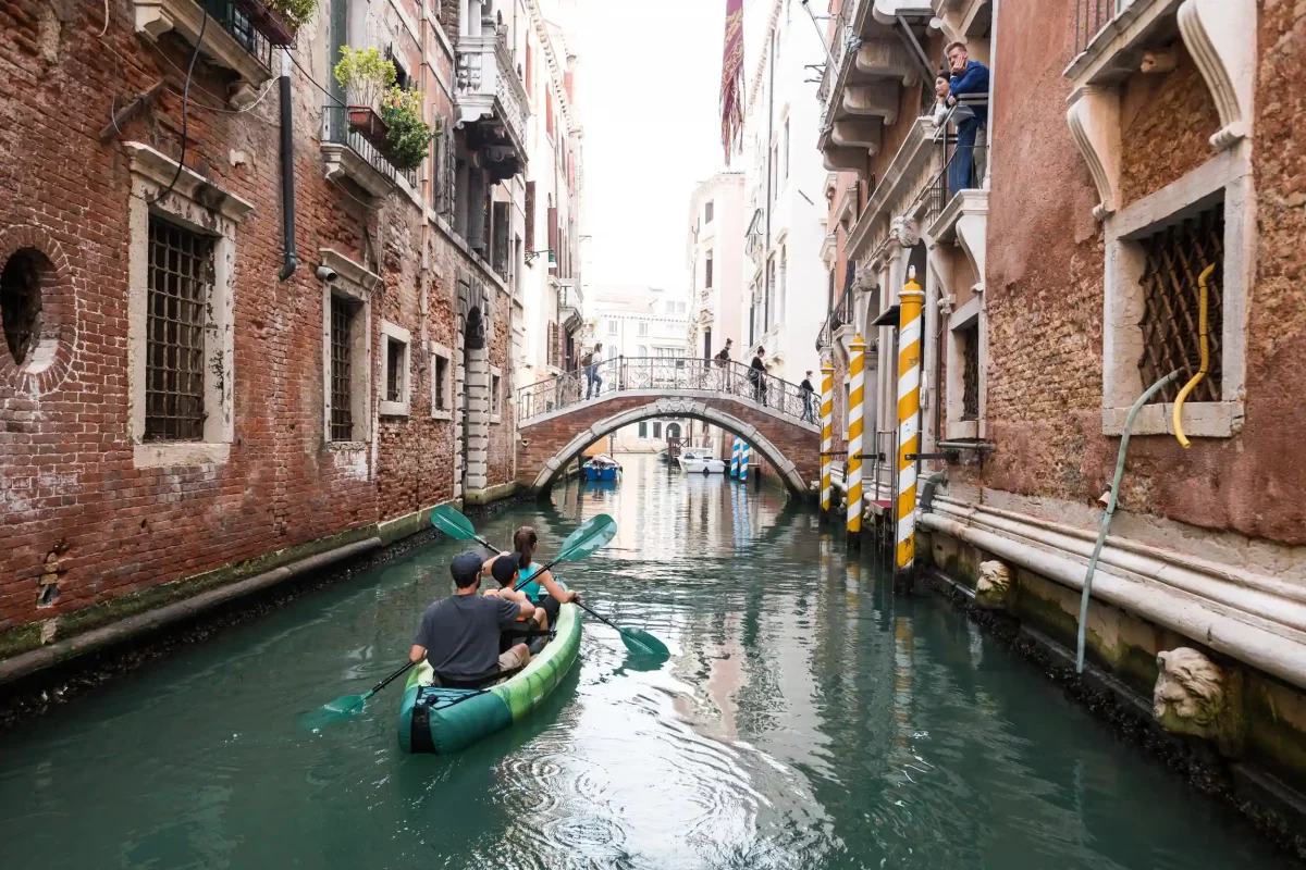 Kayak à Venise