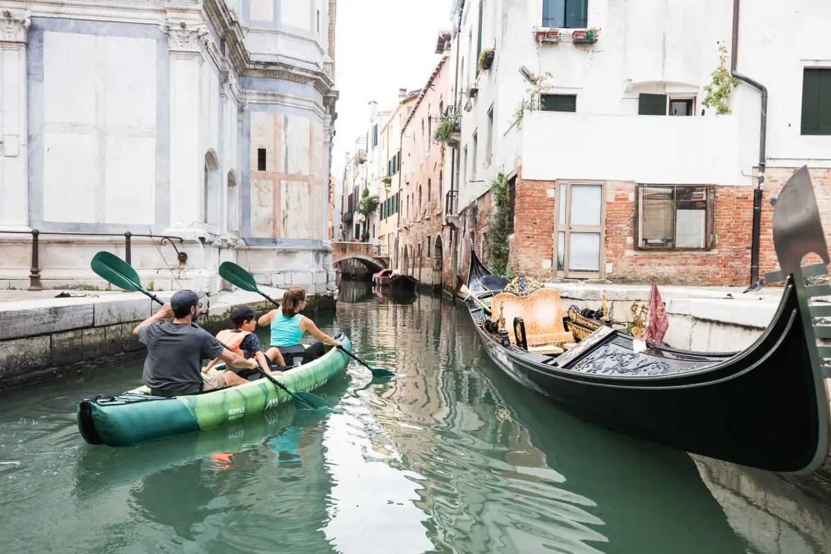 Kayak à Venise