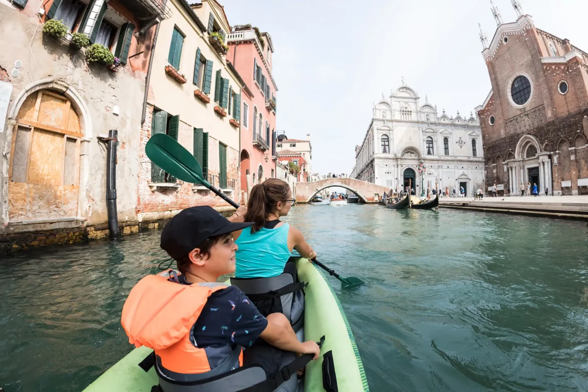 Kayak à Venise