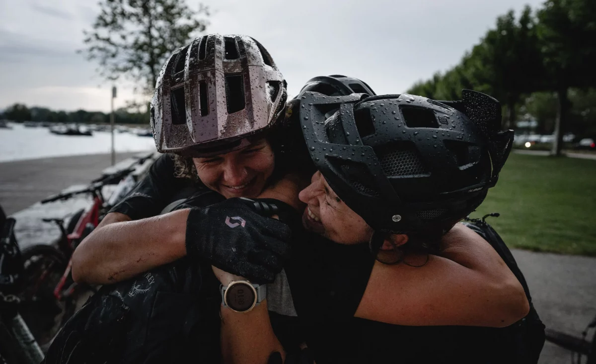 Fin de l'aventure VTT High Perimeter autour du lac d'Annecy