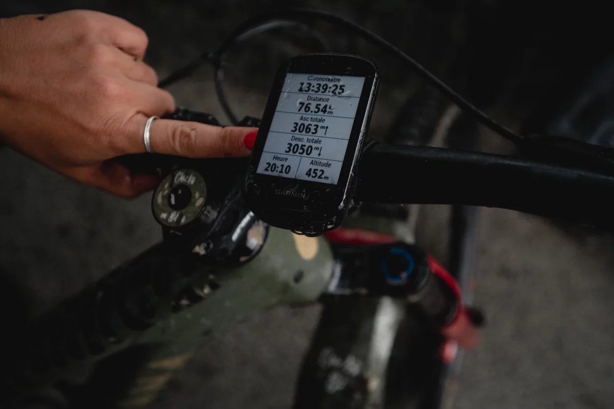 Compteur VTT aventure High Perimeter autour du lac d'Annecy