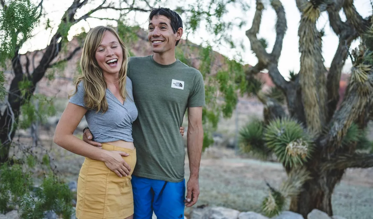 Sanni McCandless enceinte avec Alex Honnold