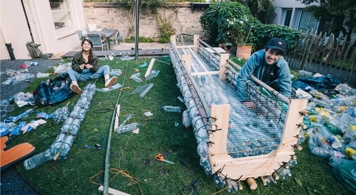 Expedition Pastique'Adour construction bateau plastique