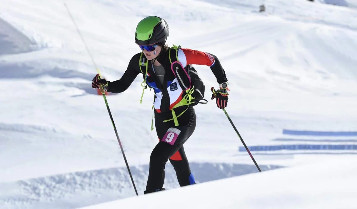 Coureuse française ski alpinisme