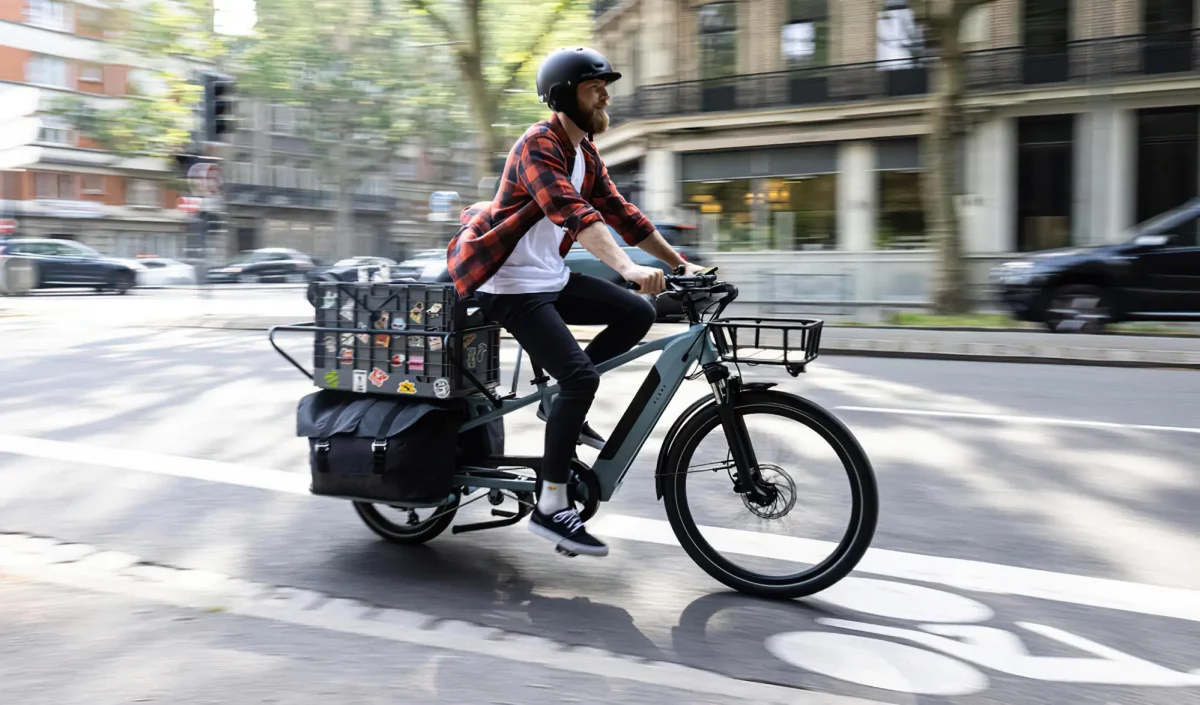 Velo cargo Décathlon