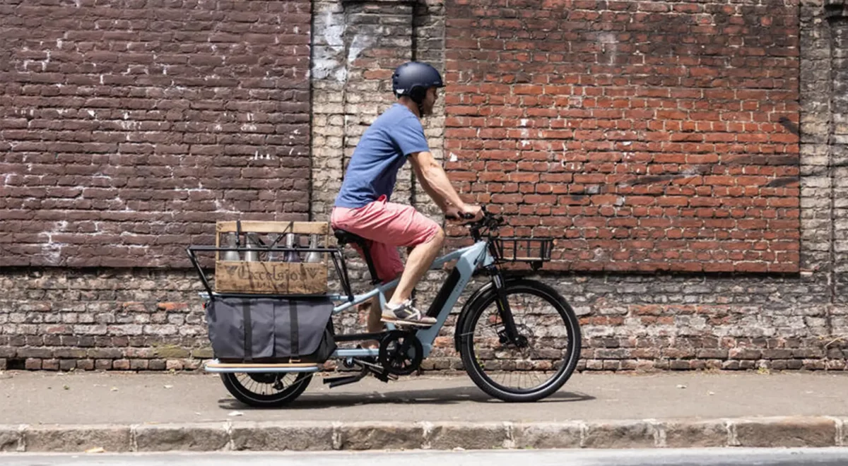 Velo cargo Decathlon transport