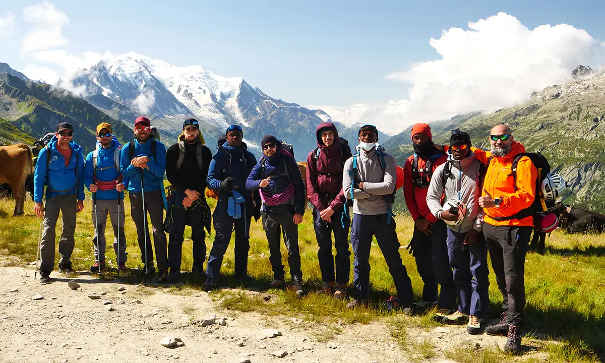 association apart : jeunes de banlieue alpinisme Chamonix