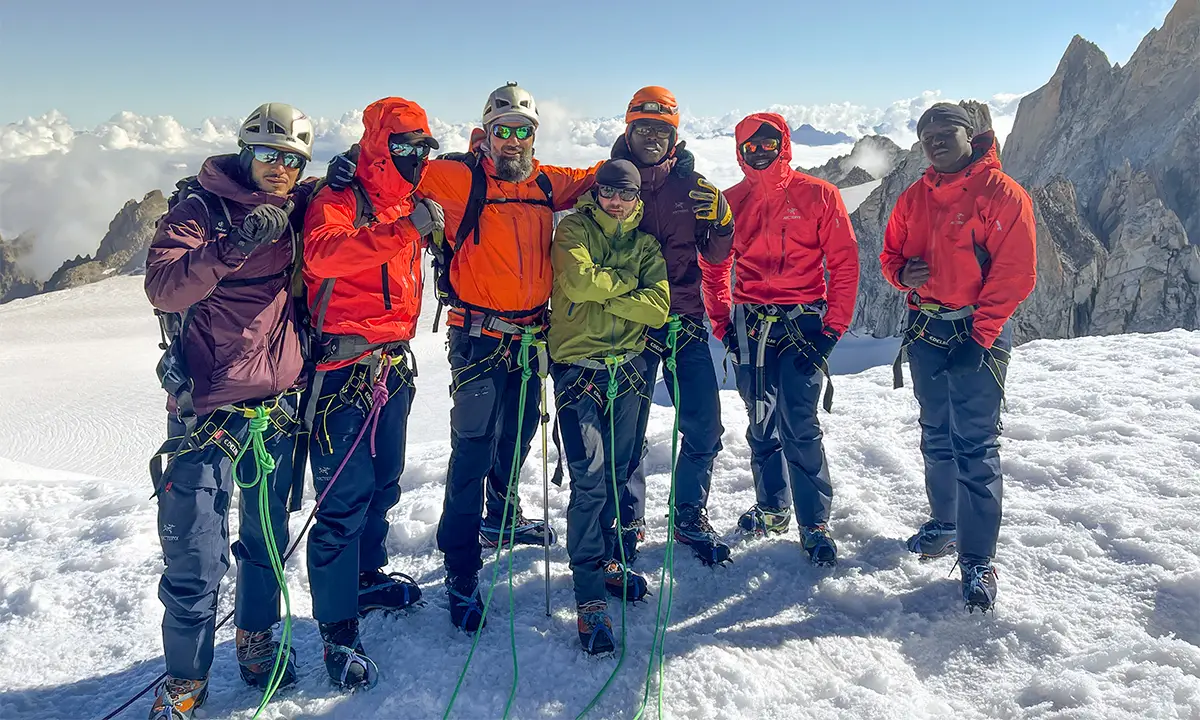 association apart : jeunes de banlieue alpinisme Chamonix
