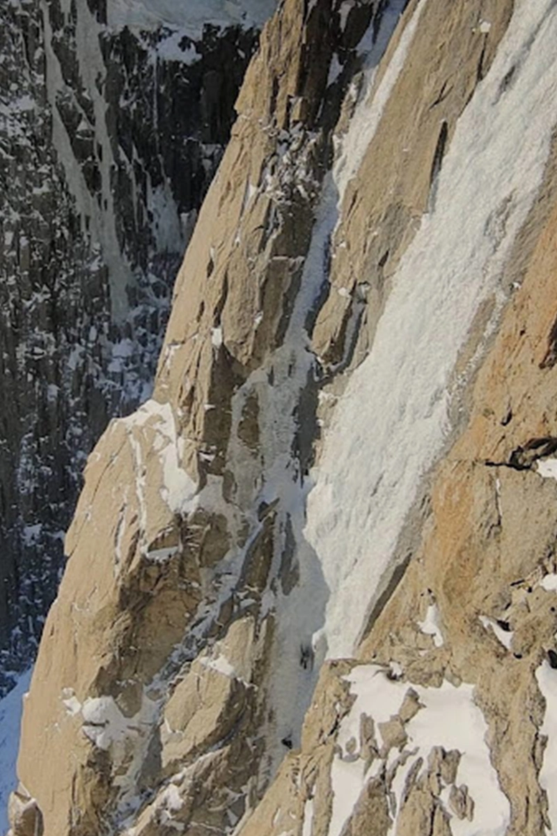 montagne cascade de glace