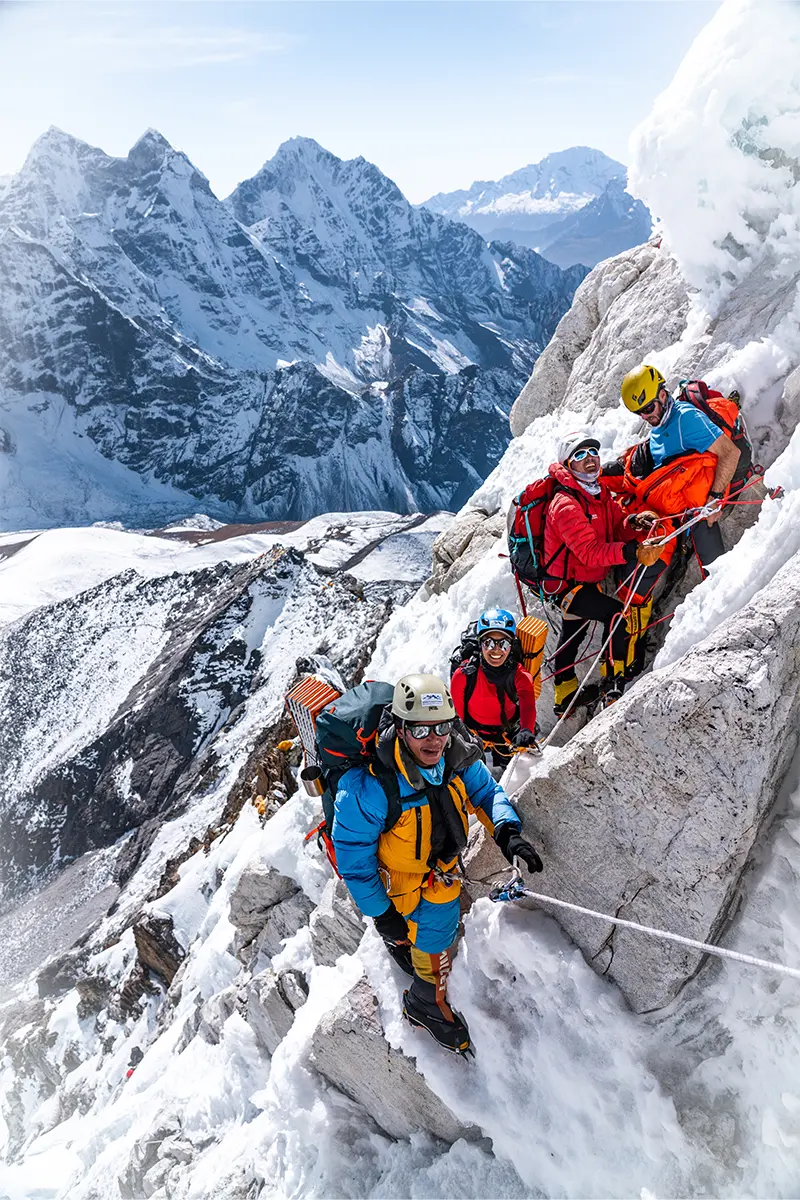 Ascension alpinsite Ama Dablam Nepal