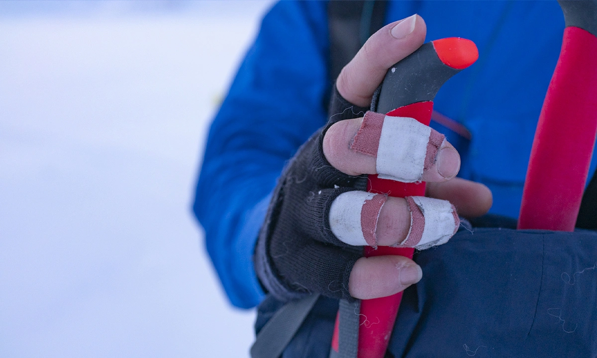 Vincent Colliard ski en Arctique