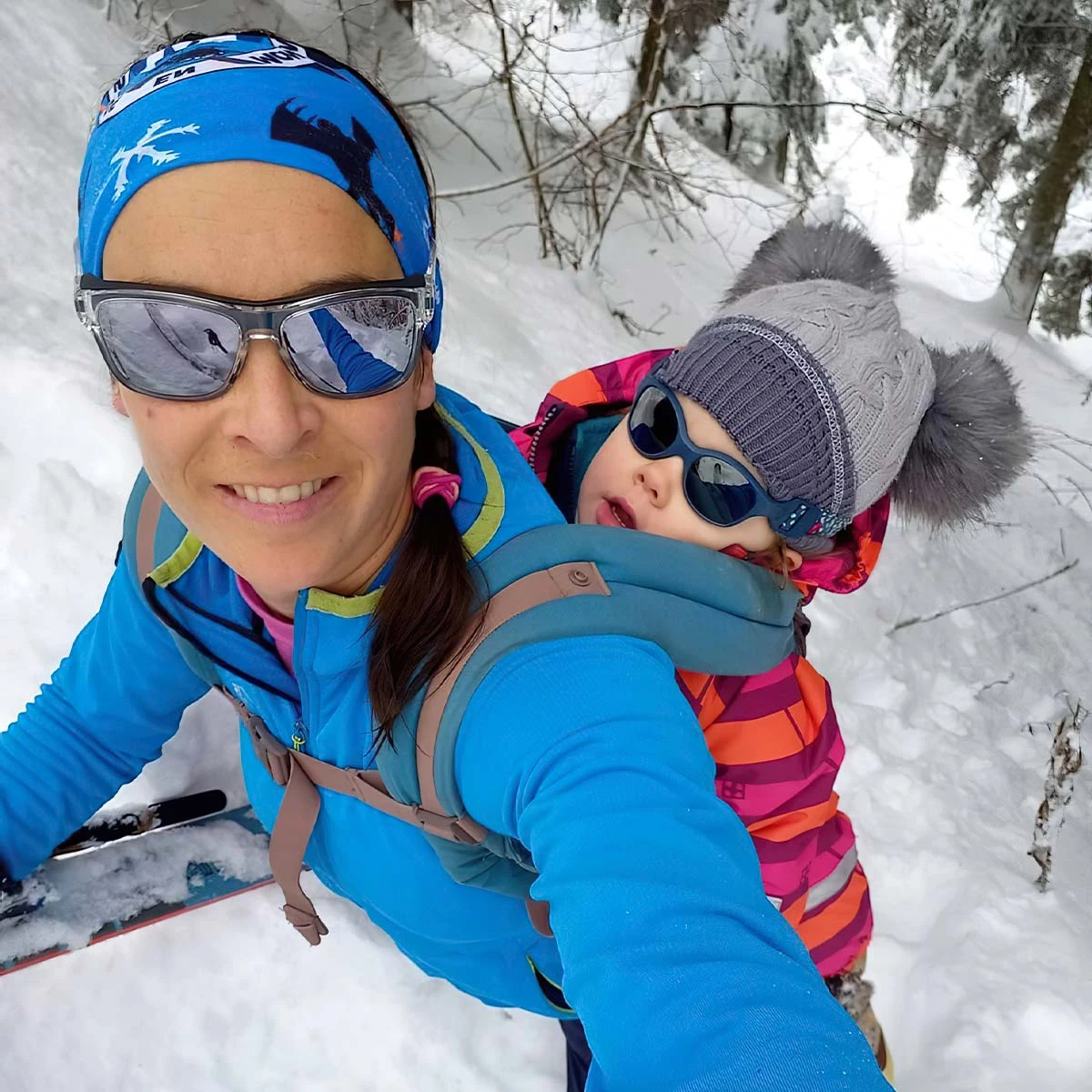 Marion Poitevin maman ski de rando