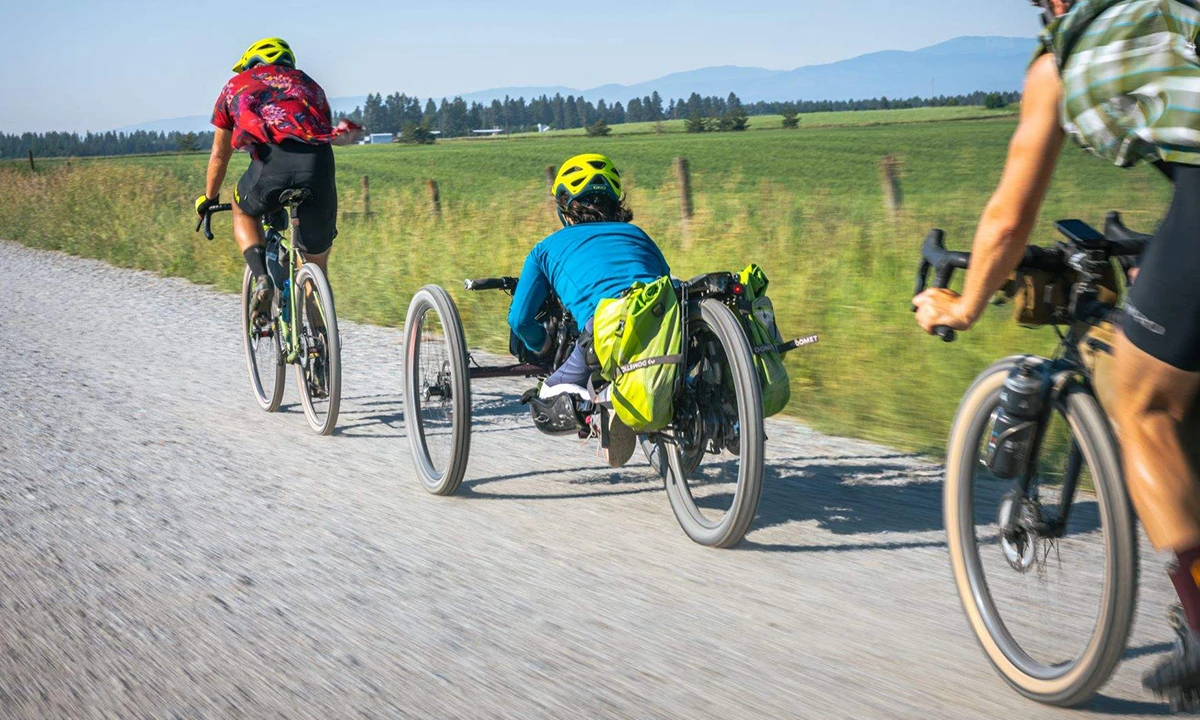 Sur le velo