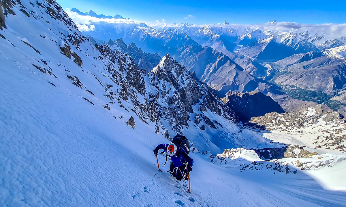 Antoine Girard vol en parapente a 8000 mètres