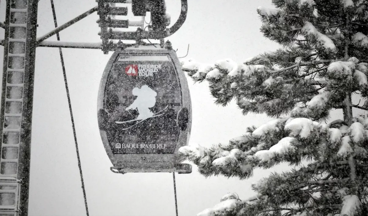 Telepherique a baqueira beret en Espagne