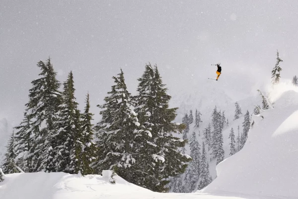 Saut freeski film Bourn