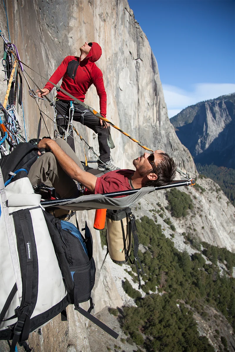 Caldwell et Jorgeson sur le Dawn wall au Yosemite
