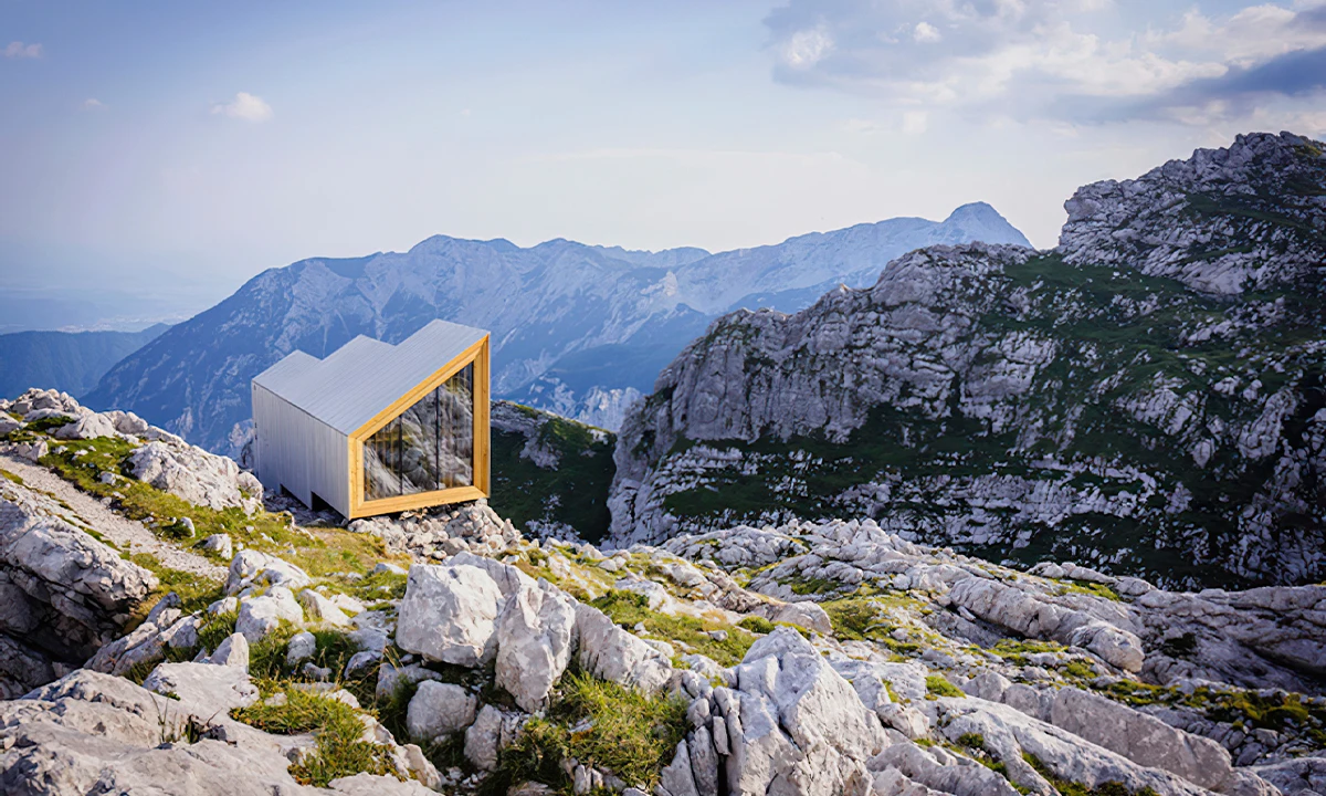 Alpine shelter Slovenie