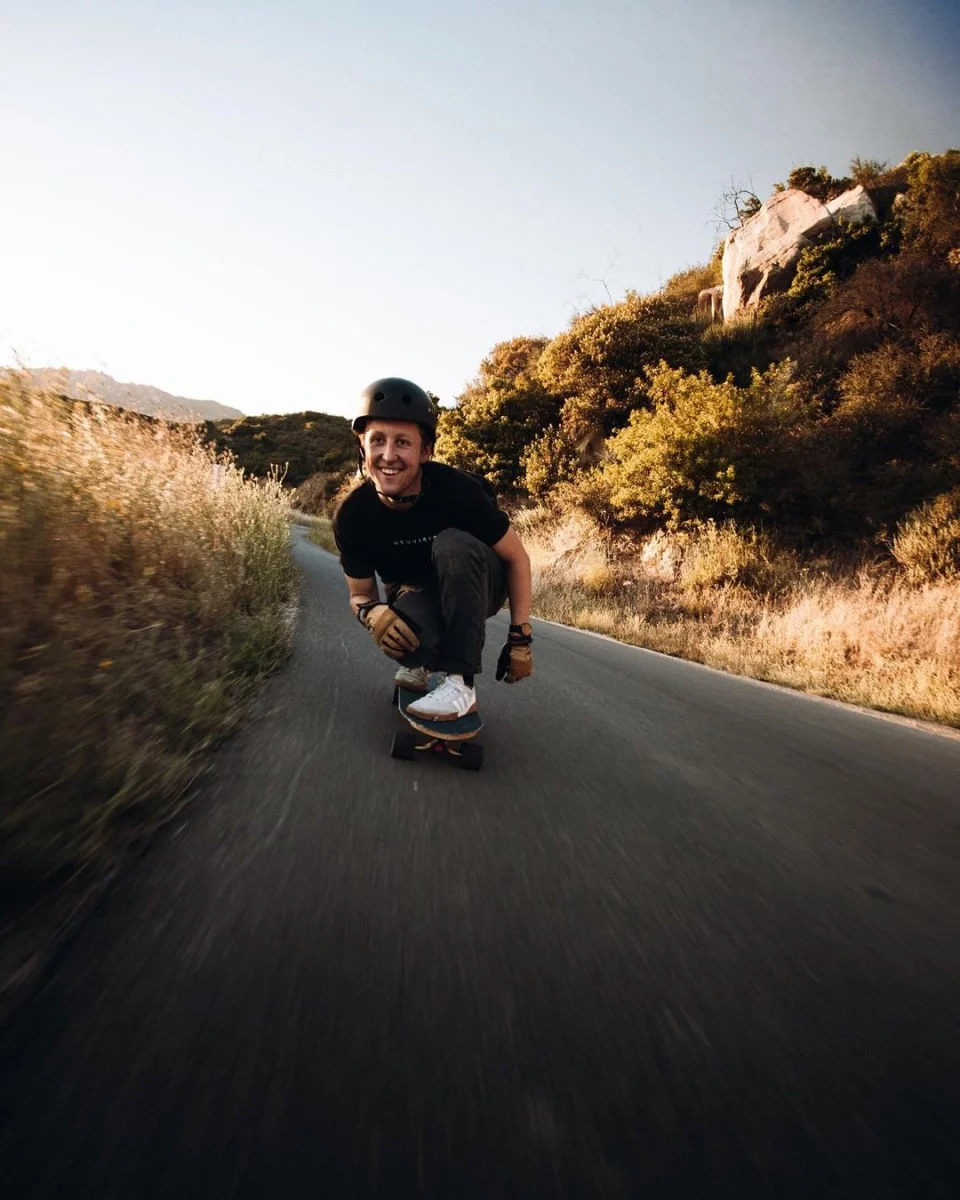 Josh Neuman longboard