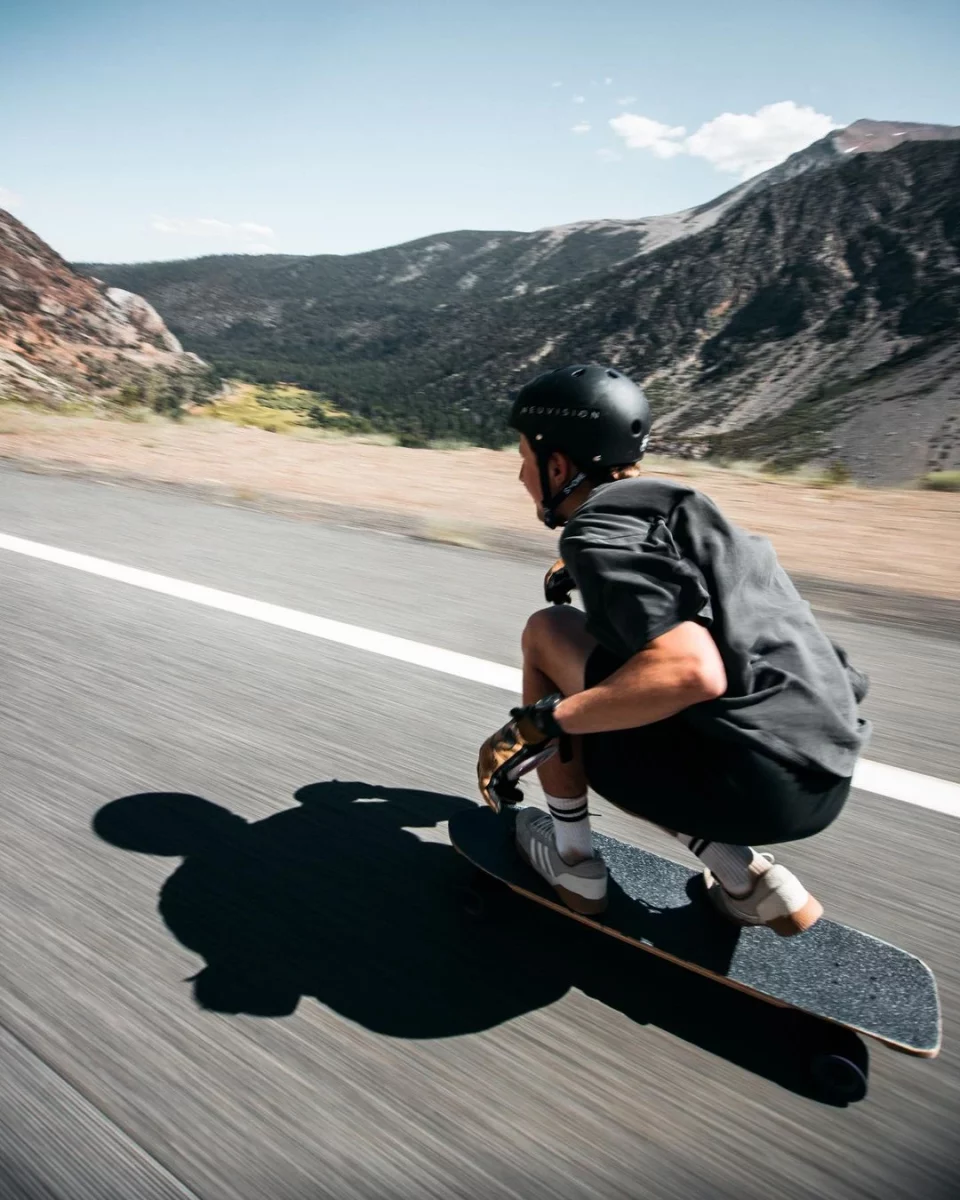Josh Neuman longboard