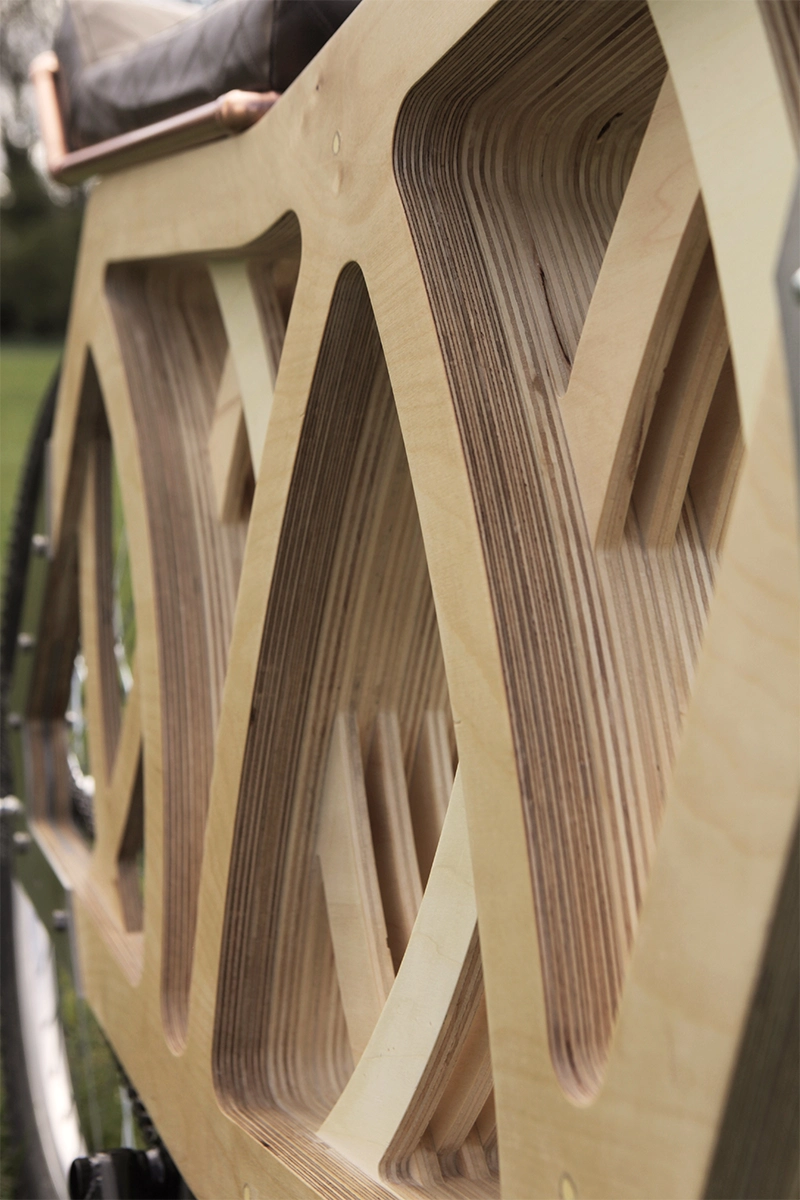 Velo electrique en bois electraply