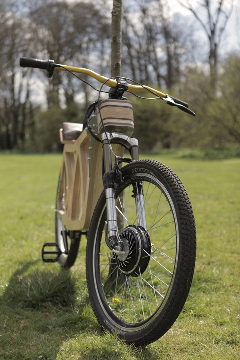 Velo electrique en bois electraply